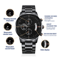 Custom text/design watch