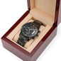Custom text/design watch