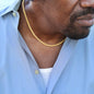To My Dad: Cuban Link Chain with Birthday Message Card, Meaningful Jewelry Gift
