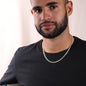 To My Dad: Cuban Link Chain with Birthday Message Card, Meaningful Jewelry Gift