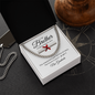 To My Brother: Cuban Link Chain with Diploma Message Card, Meaningful Jewelry Gift