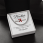 To My Brother: Cuban Link Chain with Diploma Message Card, Meaningful Jewelry Gift