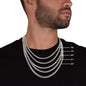 To My Dad: Cuban Link Chain with Birthday Message Card, Meaningful Jewelry Gift