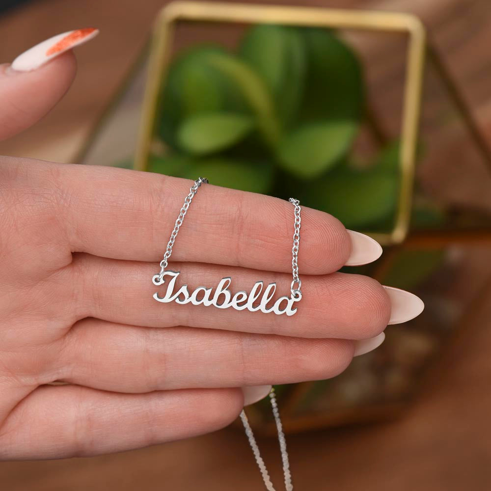 Custom Name Necklace, Meaningful Jewelry Gift