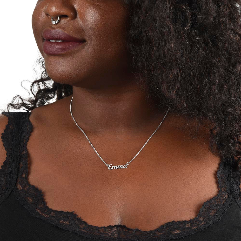 Custom Name Necklace, Meaningful Jewelry Gift