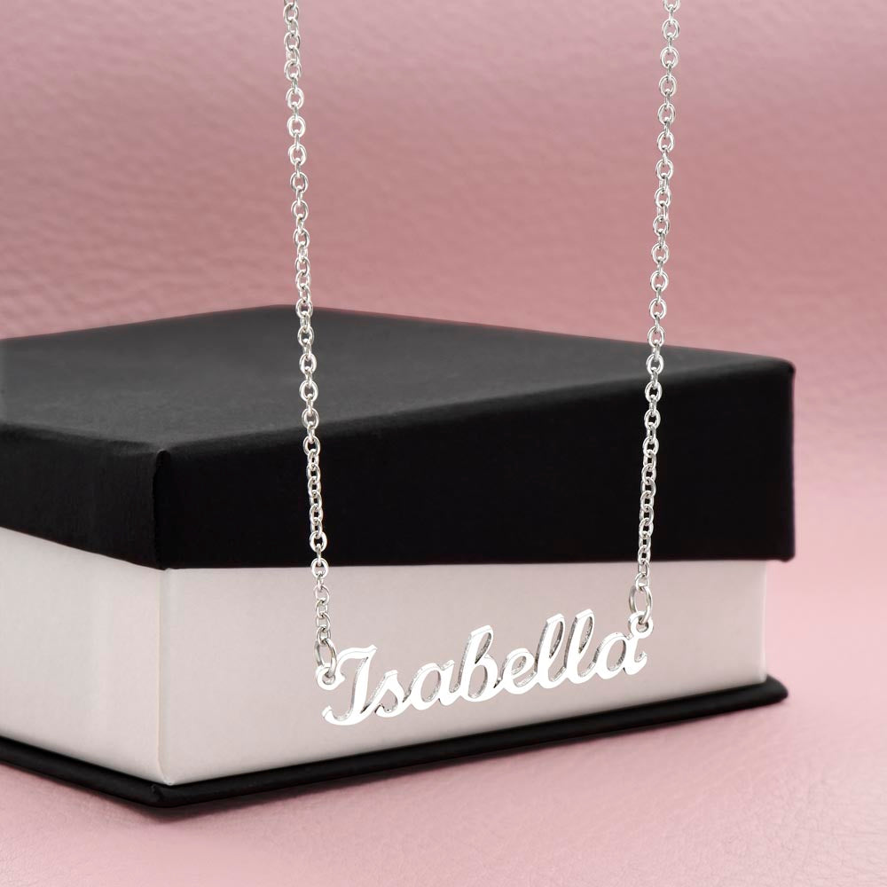 Custom Name Necklace, Meaningful Jewelry Gift