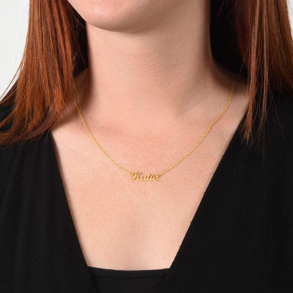 Custom Name Necklace, Meaningful Jewelry Gift