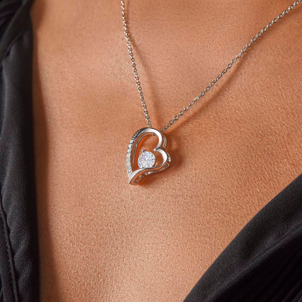 To My Soulmate: Eternal Love Necklace with Anniversary Message Card, Meaningful Jewelry Gift
