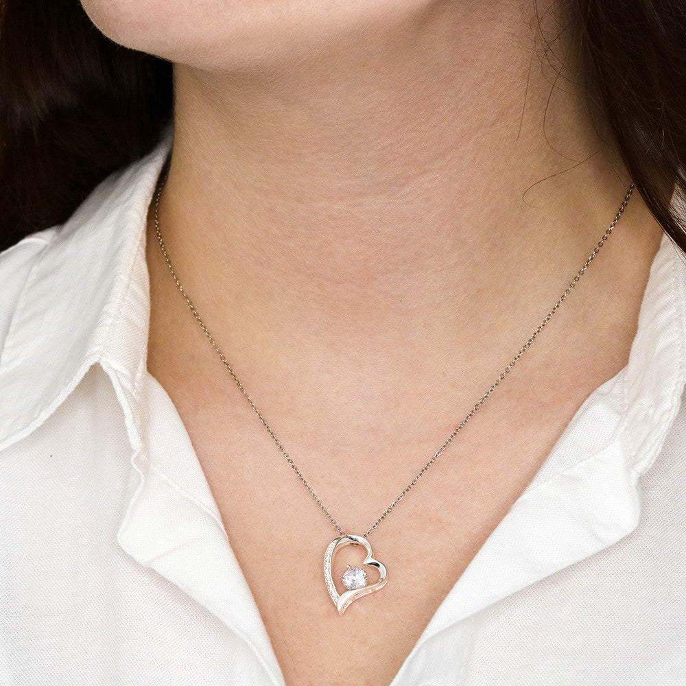 To My Soulmate: Forever Love Necklace with Birthday Message Card, Meaningful Jewelry Gift