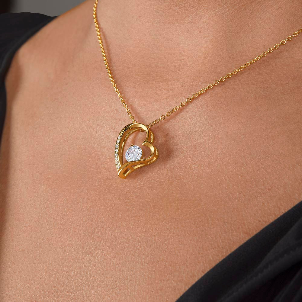To My Soulmate: Forever Love Necklace with Anniversary Message Card, Meaningful Jewelry Gift