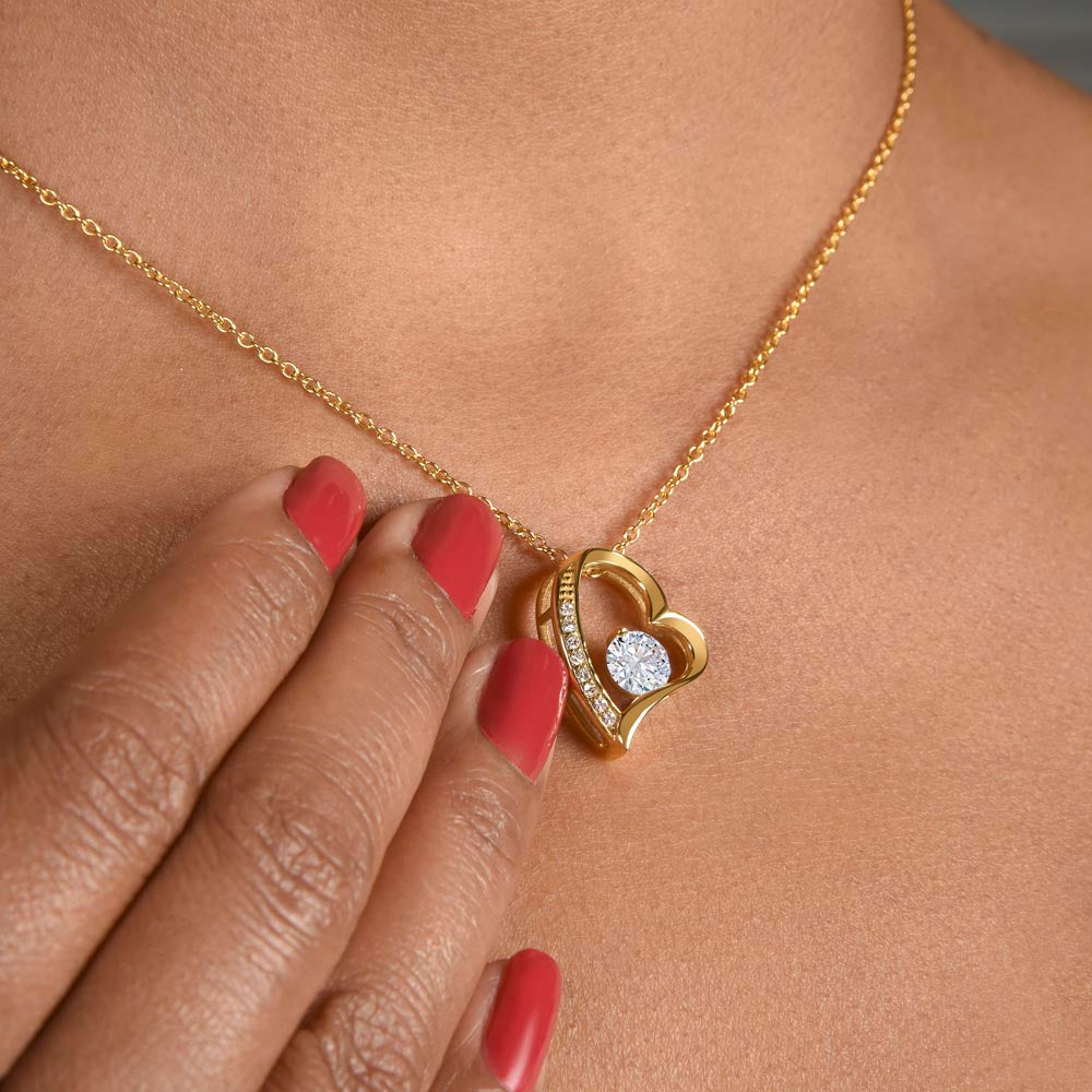 To My Soulmate: Forever Love Necklace with Birthday Message Card, Meaningful Jewelry Gift