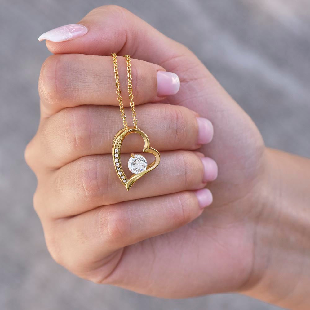 To My Soulmate: Forever Love Necklace with Birthday Message Card, Meaningful Jewelry Gift