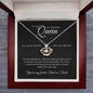 Crown pendant Necklace with Halloween Message Card, Gift for Wife or Girlfriend