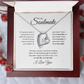 To My Soulmate: Forever Love Necklace with Birthday Message Card, Meaningful Jewelry Gift