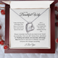 To my Wife, Forever Love Necklace, Heartfelt Message Card, Meaningful Jewelry Gift