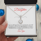To my Daughter, Eternal Hope Necklace with Heartfelt Message Card, Meaningful Jewelry Gift