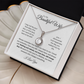 To my Beautiful Wife, Eternal Hope Necklace with Heartfelt Message Card, Meaningful Jewelry Gift
