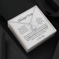 To my Beautiful Wife, Eternal Hope Necklace with Heartfelt Message Card, Meaningful Jewelry Gift