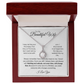 To my Beautiful Wife, Eternal Hope Necklace with Heartfelt Message Card, Meaningful Jewelry Gift