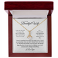 To my Wife, Alluring Beauty Necklace, Heartfelt Message Card, Meaningful Jewelry Gift