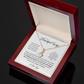 To my Wife, Alluring Beauty Necklace, Heartfelt Message Card, Meaningful Jewelry Gift