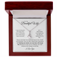 To my Wife, Alluring Beauty Necklace, Heartfelt Message Card, Meaningful Jewelry Gift