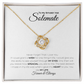 To my Soulmate, Love Knot Necklace with Heartfelt Message Card, Meaningful Jewelry Gift