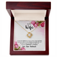 To My Wife, Love Knot Necklace with Limited Edition Heartfelt Message Card, Romantic Jewelry Gift