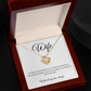 To My Wife Love Knot Necklace - Romantic Gift with Heartfelt Message Card