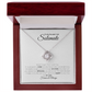 To my Soulmate, Love Knot Necklace with Heartfelt Message Card, Meaningful Jewelry Gift