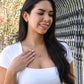 To My Mom & Dad: Interlocking Heart Necklace with Birthday Message Card, Meaningful Jewelry Gift