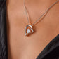 To My Soulmate: Eternal Love Necklace with Anniversary Message Card, Meaningful Jewelry Gift