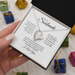 To My Soulmate: Forever Love Necklace with Birthday Message Card, Meaningful Jewelry Gift
