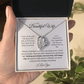 To my Wife, Forever Love Necklace, Heartfelt Message Card, Meaningful Jewelry Gift