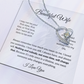 To my Wife, Forever Love Necklace, Heartfelt Message Card, Meaningful Jewelry Gift