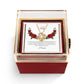 Love Knot with Rotating Gift Box and Heartfelt Message Card, Meaningful Jewelry